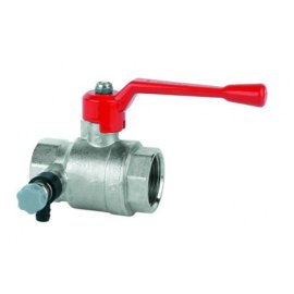 Кран шаровой Cimberio 200 3/4 серии Т14 полнопроходной со сливом PN45 ВВ рычаг, CIM 200 34