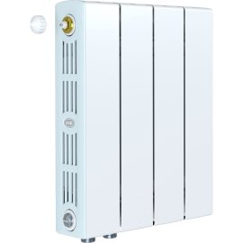 Радиатор биметаллический RIFAR SUPReMO VENTIL 350 SVR 5 секций нижнее правое подключение (белый RAL 9016), 4RS35.VR-5