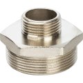 Ниппель НН STOUT переходной никелированный 2X1, SFT-0004-000021