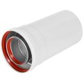 Удлинитель дымохода ROMMER коаксиальный раструбн. 80/125 L 250, RCA-8125-000250