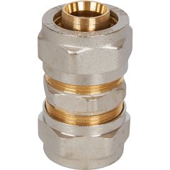 Муфта STOUT соединительная 26х26 для металлопластиковых труб винтовой, SFS-0005-000026