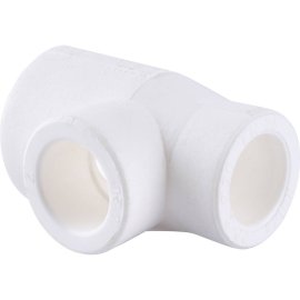 Тройник переходной Kalde 25х20х20 для полипропиленовых труб под сварку (цвет белый), 3212-tio-252020