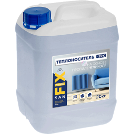 Теплоноситель -35 пропиленгликоль с карбоксилатными присадками 20 кг, SANFIX