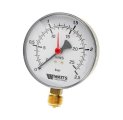 Манометр радиальный WATTS 80мм 1/2 давление 25 бар