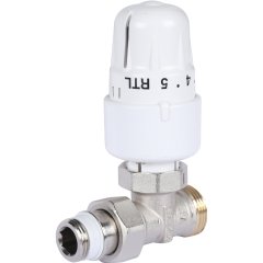 Вентиль Meibes RTL в комплекте с термостатической головкой, прямой 1/2 x 3/4