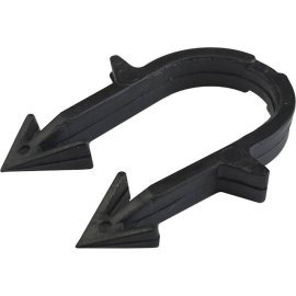 *SMF-0003-001620 STOUT Скоба якорная для труб д.16-20мм, цвет черный, SMF-0003-001620