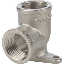 Угольник STOUT с креплением ВР никелированный 1/2, SFT-0039-000012