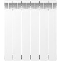 Радиатор алюминиевый RIFAR ALUM 500 6 секции боковое подключение (белый RAL 9016), 2RAl50-6