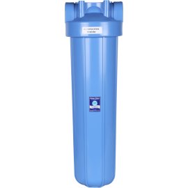 Корпус 20ВВ AquaFilter AQM вход 1  FH20B1-B-WB фильтр в сборе (колба, ключ, кронштейн, манометр) без картриджа