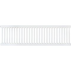 Трубчатый стальной радиатор КЗТО РС 1-500-28 секций 1/2 боковое подключение RAL9010