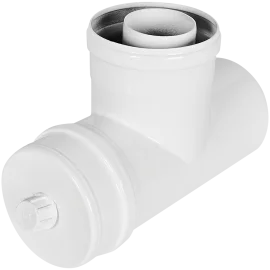 Конденсатоотводчик Т-образный традиционный коаксиальный ROMMER D60(п-м)/100(п-м) (штуцер 1/2)