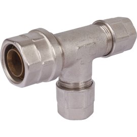 Тройник переходной Prandelli Multyrama (26.3х20.2х20.2) для металлопластиковых труб винтовой, 103.33.64.4