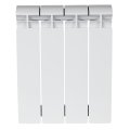 Радиатор биметаллический STOUT ALPHA 350 4 секций боковое подключение (белый RAL 9016), SRB-2310-035004