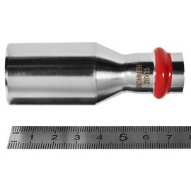 Муфта ROMMER переходная НПр-ВПр, 28х15, из нержавеющей стали прессовой, RSS-1020-002815