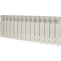 Радиатор алюминиевый Global ISEO 350 14 секций боковое подключение (белый RAL 9010), IS035014