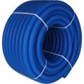 Труба гофрированная STOUT ПНД, цвет синий, наружным диаметром 35 мм для труб диаметром 25 мм, SPG-0001-503525