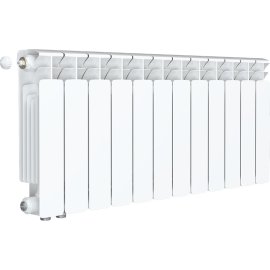 Радиатор биметаллический RIFAR BASE VENTIL 350 12 секции BVRL нижнее правое подключение (белый RAL 9016), 1RB35.VС-12