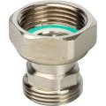 Разъемное соединение STOUT 1 с плоским уплотнением, никелированное, SDG-0019-010025