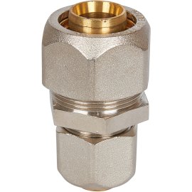 Муфта STOUT соединительная переходная 26x20 для металлопластиковых труб винтовой, SFS-0004-002620