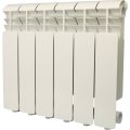 Радиатор алюминиевый Global ISEO 350 6 секций боковое подключение (белый RAL 9010), IS035006