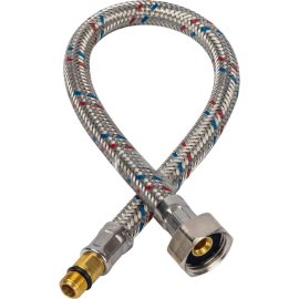 Гибкая подводка для воды STOUT M 10 (18мм) х ВР 1/2, длина 400 мм, SHF-0025-181015