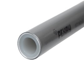 Труба универсальная РЕХАУ RAUTITAN stabil 40х6.0 мм, прямые отрезки 5 м из сшитого полиэтилена PEX, 13715661005