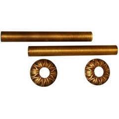 Комплект декоративных трубок и розеток D18/L160 мм RETROstyle латунь retro, А67000МА 1/2