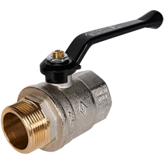 Кран шаровой BUGATTI Oregon (ручка-рычаг алюминий) внут-нар резьба 1 1/4