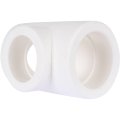 Тройник переходной Kalde 75х63х75 для полипропиленовых труб под сварку (цвет белый)