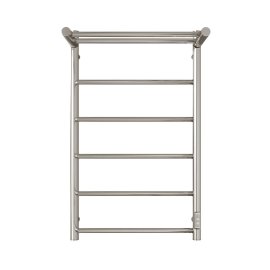 Полотенцесушитель STOUT электрический JAZZ round 80*50 Полированный с полкой, SHQ-J1RR-F08050