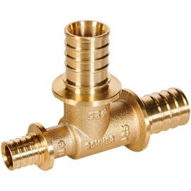 Тройник переходной ROMMER 25x25x16 для труб из сшитого полиэтилена аксиальный, RFA-0014-252516