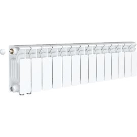 Радиатор биметаллический RIFAR BASE VENTIL 200 BVL 14 секций нижнее левое подключение (белый RAL 9016)