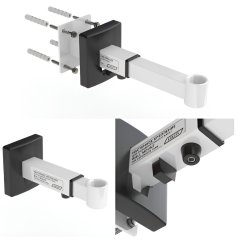 Настенное регулируемое крепление для расширительного бака Askon (до 25л.), 3/4 белое, NK-754504