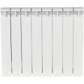 Радиатор биметаллический STOUT ALPHA 500 8 секций боковое подключение (белый RAL 9016), SRB-2310-050008