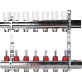 Коллектор в сборе с расходомерами LUXOR CD 477/7, 15662707N