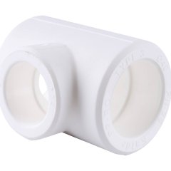 Тройник переходной Kalde 40х32х40 для полипропиленовых труб под сварку (цвет белый)