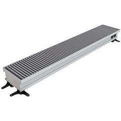 Внутрипольный конвектор Askon КВП 110х150х4100 (решётка анодированная в натуральный алюминий), КВП 110/150/4100