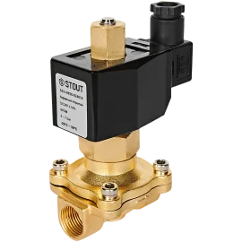 Клапан соленоидный (электромагнитный) STOUT прямого действия НО 24В G1/2 SSV-0020-024015