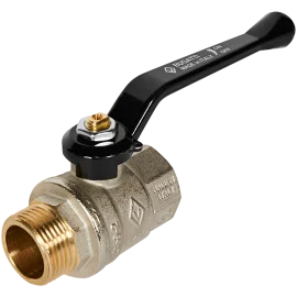 Кран шаровой BUGATTI Oregon (ручка-рычаг алюминий) внут-нар резьба 1