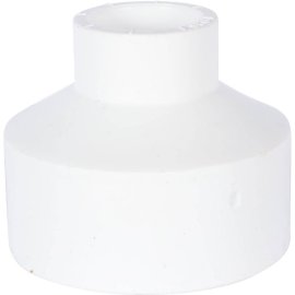 Муфта переходная Политэк 50х25 внутр./внутр. для полипропиленовых труб под сварку (цвет белый), 9000005025