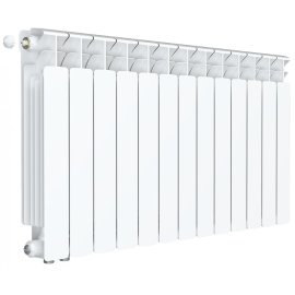 Радиатор биметаллический RIFAR BASE VENTIL 500 BVL 13 секций нижнее левое подключение (белый RAL 9016), 1RB50.VL-13