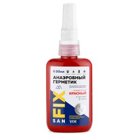 Герметик анаэробный 50,блистер,красный,FIX
