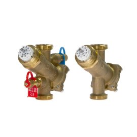 Комбинированный балансировочный клапан с ниппелями Ридан AQT-R DN15LF, 003Z1811R