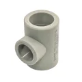 Тройник переходной PPR  32х25х32, PN25 серый, РТП
