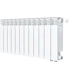 Радиатор биметаллический RIFAR BASE VENTIL 350 BVL 12 секций нижнее левое подключение (белый RAL 9016), 1RB35.VL-12