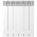 Радиатор биметаллический RIFAR BASE 500 6 секций боковое подключение (белый RAL 9016), 1RB50-6