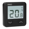 Терморегулятор ENGO Controls Wi-Fi с MODBUS, 230В, встраиваемый, черный