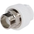 Муфта комбинированная Pro Aqua d= 32-1 PP-R под ключ НР Белая