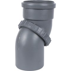 Отвод универсальный Sinikon D110 серый, KU.110.G