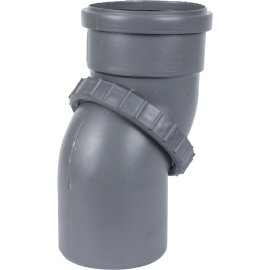 Отвод универсальный Sinikon D110 серый, KU.110.G